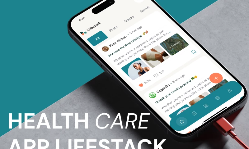 UX/UI Design for Lifestack - Health and Wellness Social Platform