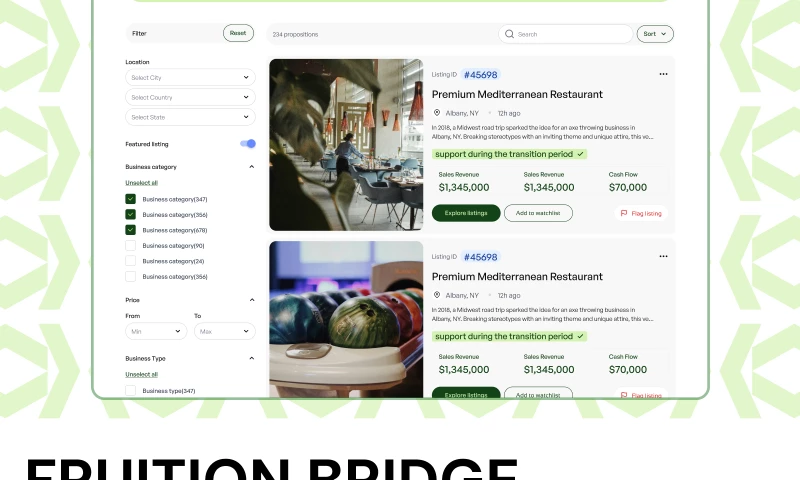 FruitionBridge: Empowering Business Investments with Seamless Transactions