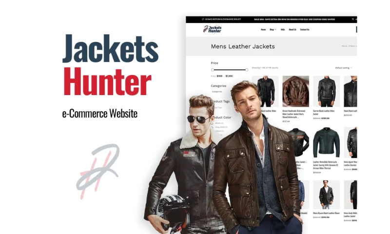 Big Flute Digital - Jackets Hunter (Ecommerce Website)