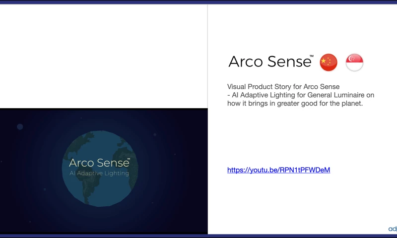 Adpr - Arco Sense - AI Adaptive Lighting - 2D Animation Video