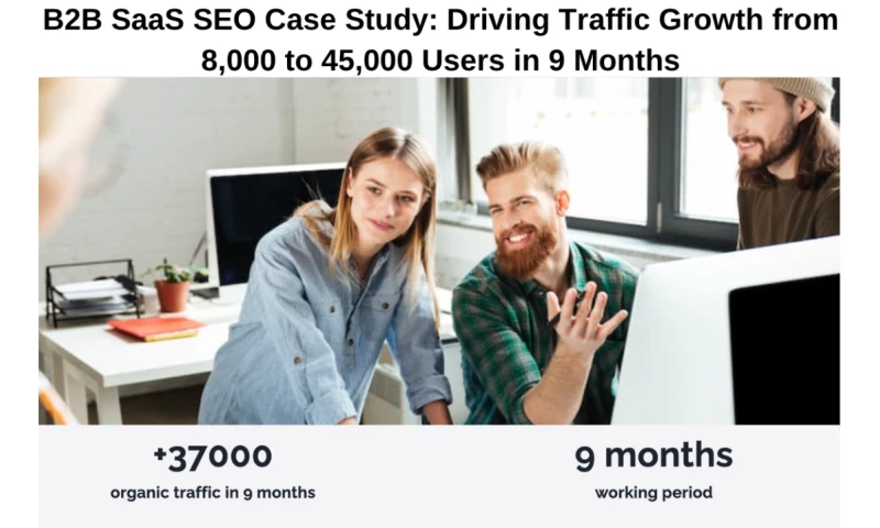 Netrocket - B2B SaaS SEO Case Study: Driving Traffic Growth from 8,000 to 45,000 Users in 9 Months