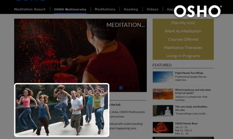 Enterprise CMS Website for an International Spiritual Foundation, contributing to Inner Transformation Meditation and Well being of Human Life.