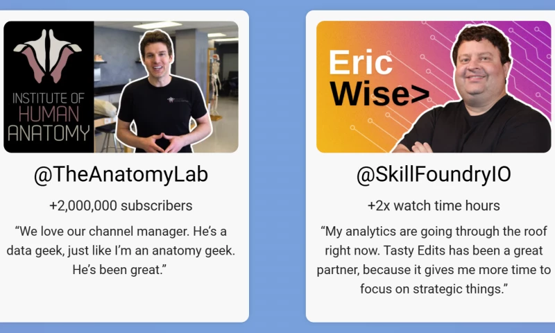 YouTube Channel Management Examples