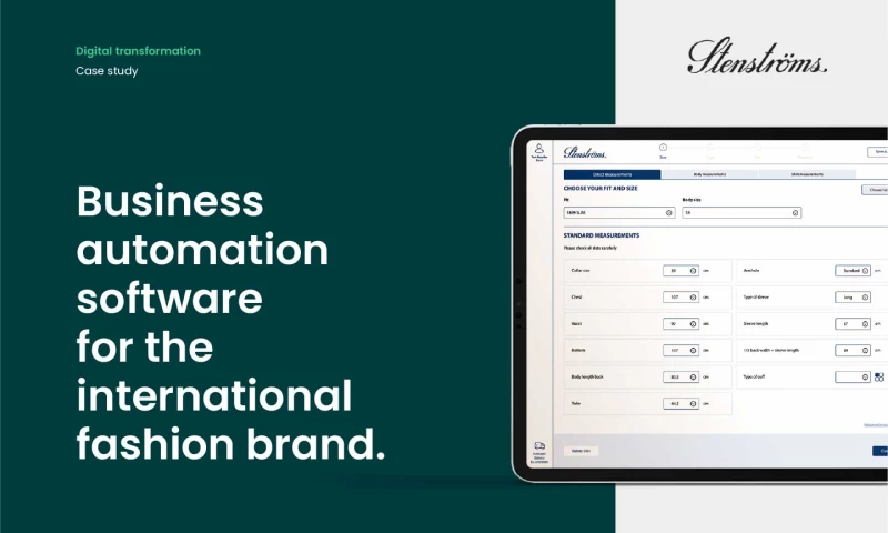 Business automation software for the international fashion brand
