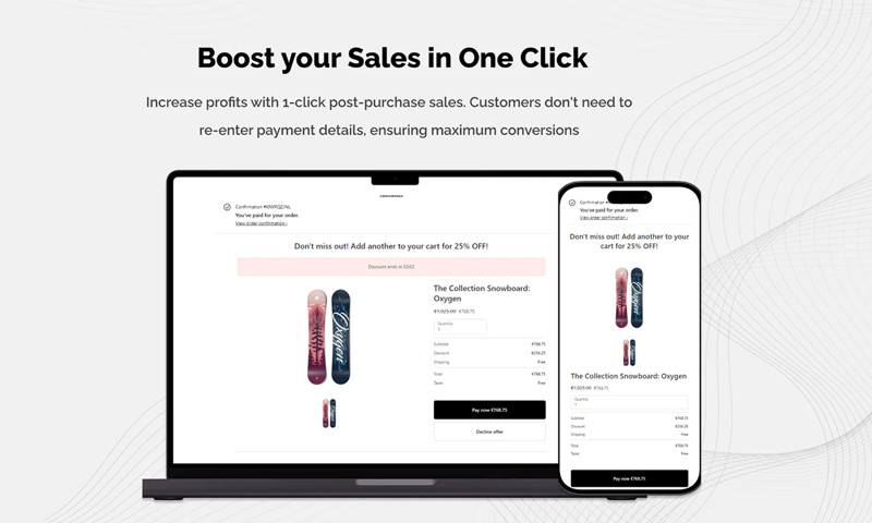 DevIT - ConvertMax PostPurchase Upsell | Shopify App