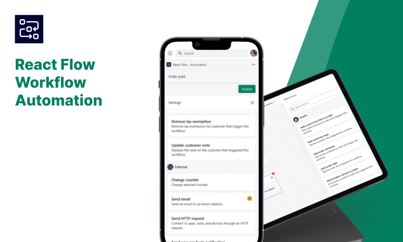 DevIT - Workflow Automation - React Flow | Shopify App | Built for Shopify Badge