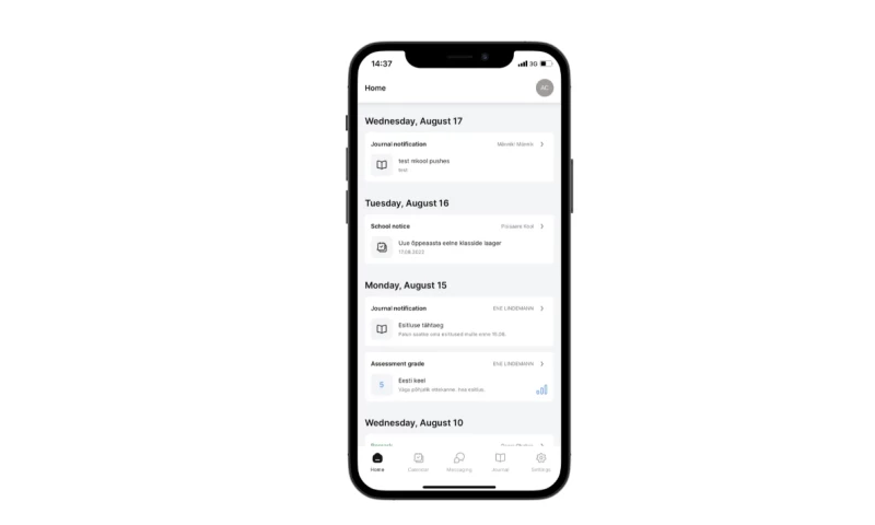 Mobile School Application