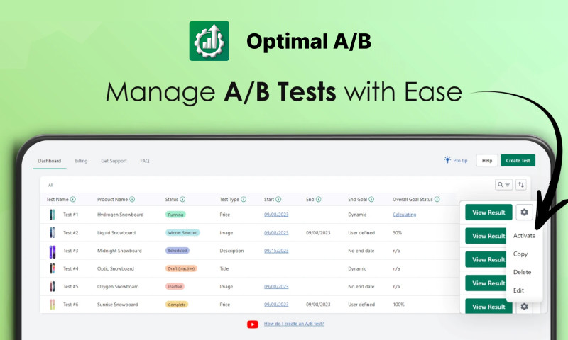 DevIT - Optimal AB Testing | Shopify App