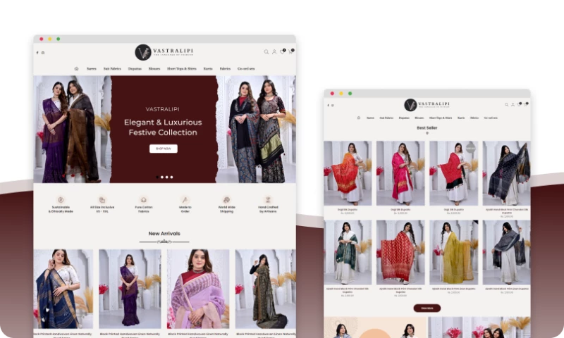 The Dezine - Vastralipi Shopify Store