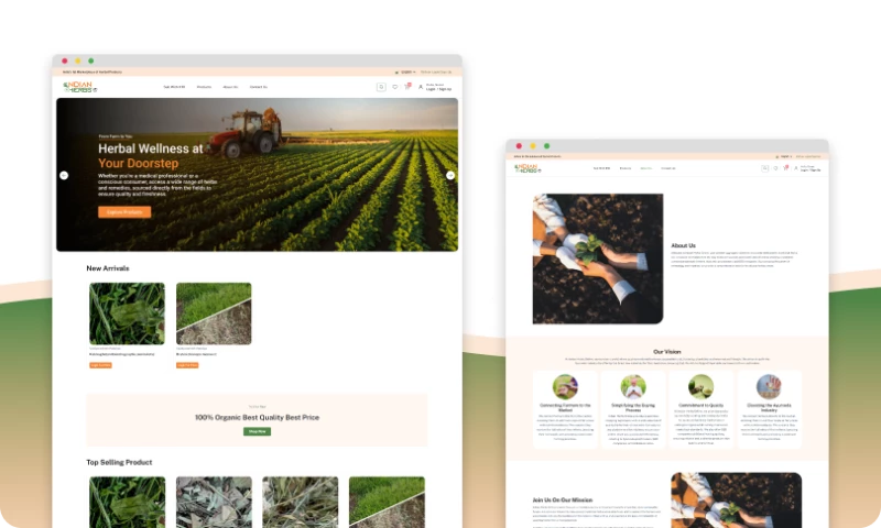 The Dezine - Indian Herbs Online eCommerce Marketplace