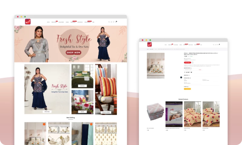 The Dezine - Marwadi Stores Extension WordPress Website