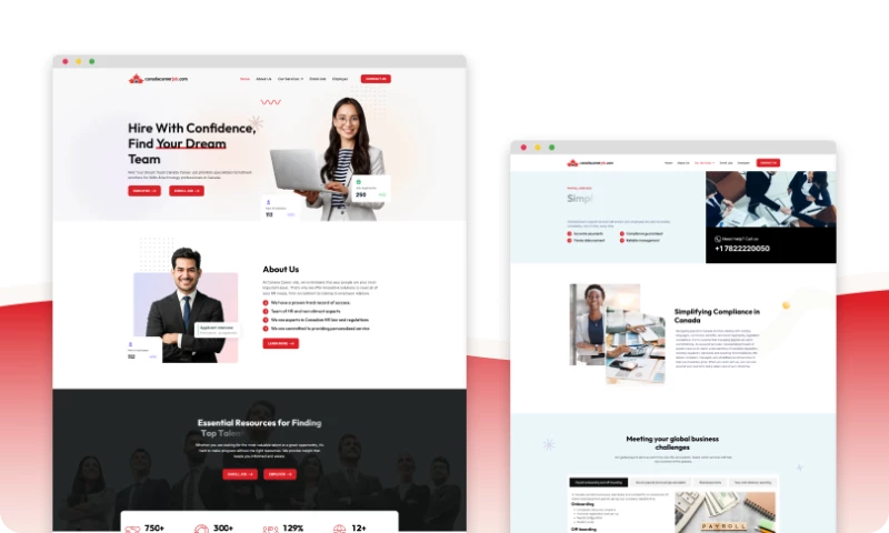 The Dezine - Canada Career Job WordPress Website