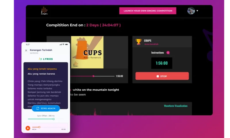 Tart Labs Private Limited - AI-Powered Online Singing Contest Platform