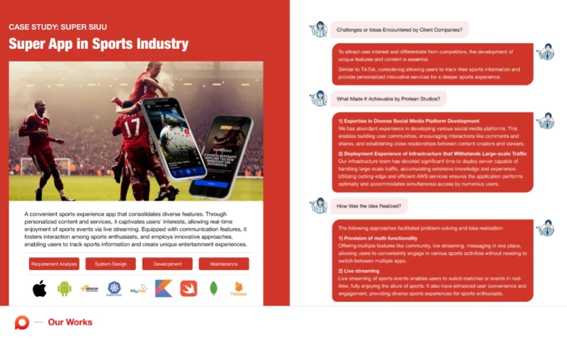 Protean Studios Co. Ltd. - Super App in Sports Industry