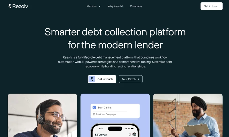 Rezolv - Next-generation debt collections platform