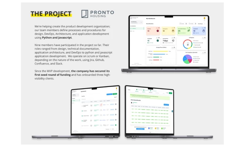 Pronto Housing - Custom Software Dev