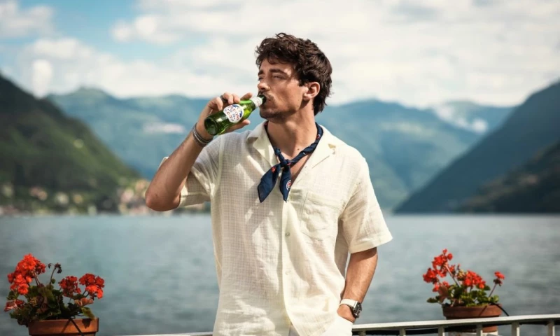 Peroni Nastro Azzurro Campaign with Charles Leclerc