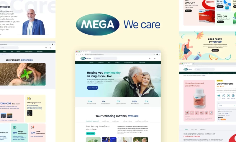 Lollypop Design Studio - Mega We Cares UI/UX Design Revamp with Lollypop