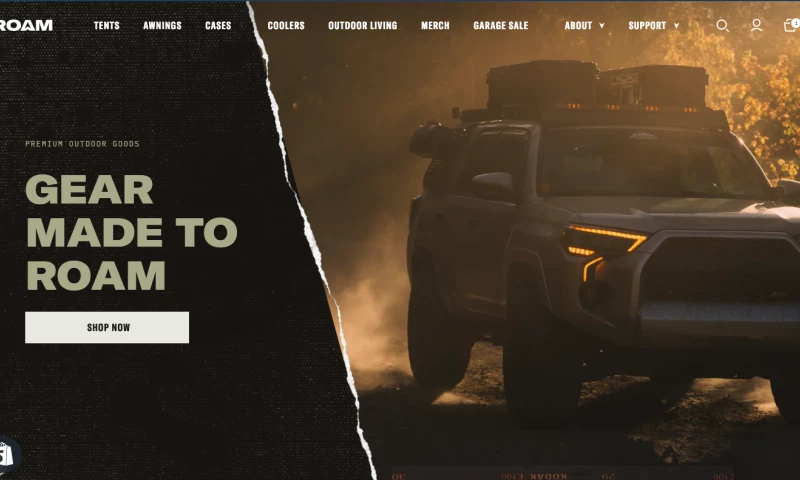 Gapstow - ROAM Adventure Co. - Shopify Plus eCommerce Dev + Support