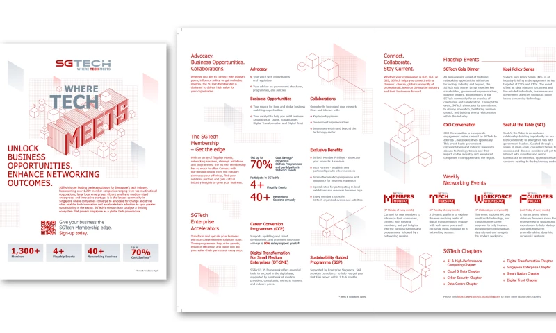 Adpr - Marketing Collaterals for SGTech Membership Campaigns