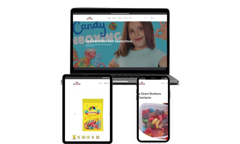 Web Design - Le Geant Bon Bon