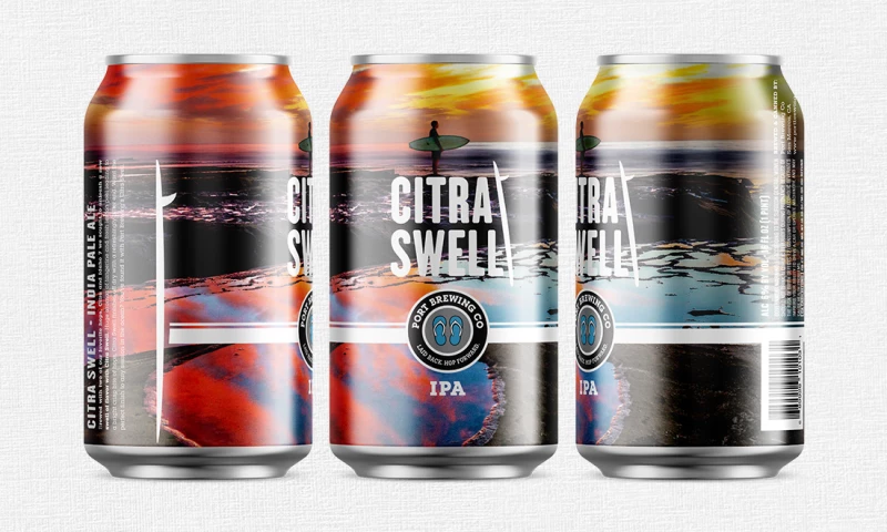 Citra Swell IPA Can Design