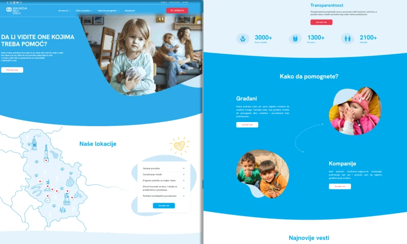Popart Studio - SOS Dečija Sela - Web application