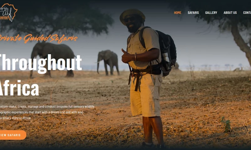 Bronix Technologies - Safaris Website