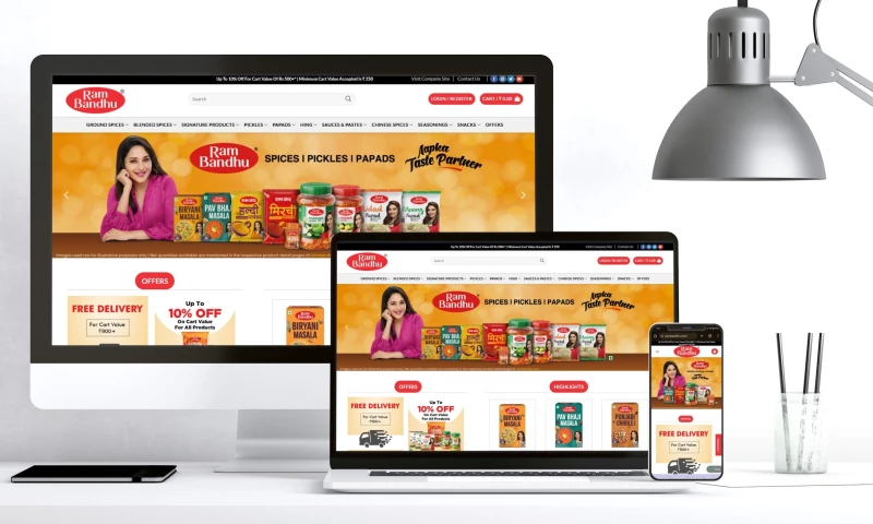 Techvizo - FMCG Ecommerce Website