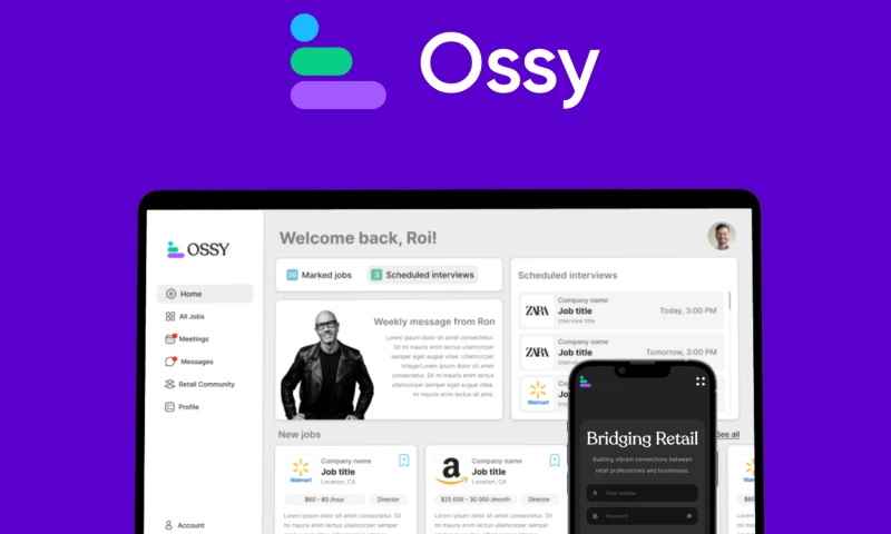 OSSY: HRTech WebApp l SaaS Platform Share Services Provided on this Project