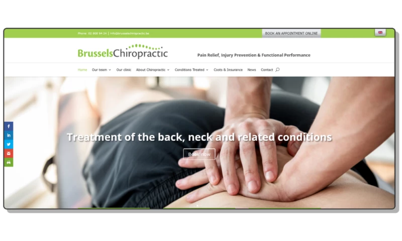 Webographics - Brussels Chiropractic