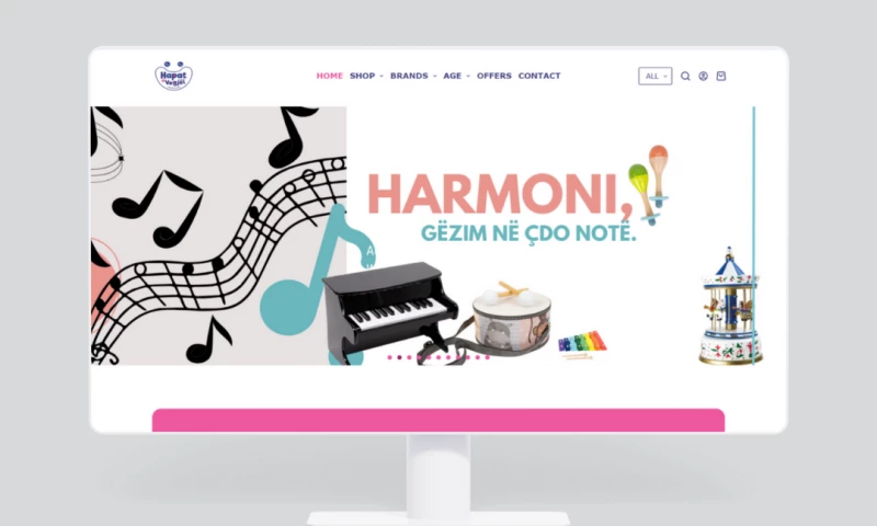 Gheg Design Studio - Hapat e Vegjel: eCommerce Website