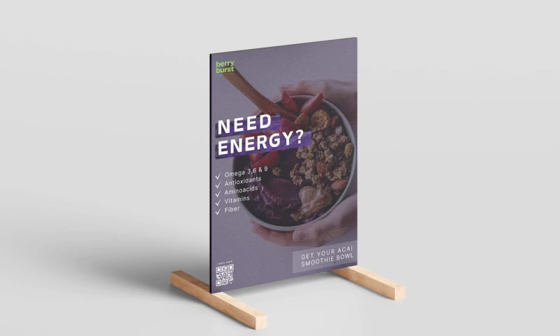 Gheg Design Studio - Berry Burst: Product Poster