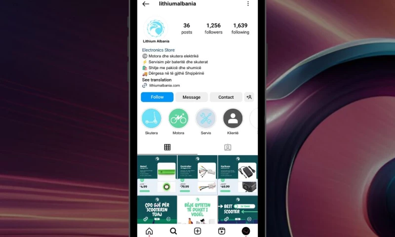 Gheg Design Studio - Lithium Albania: Social Media Management