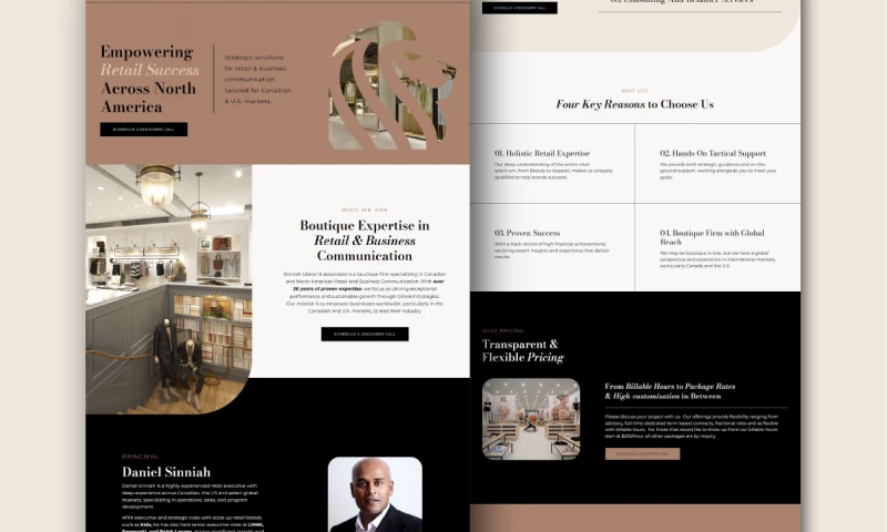 New Website for Sinniah Uberoi