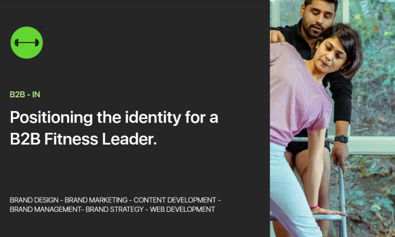 Brand Blinks - Positioning Brand Identity for a B2B Fitness Leader.