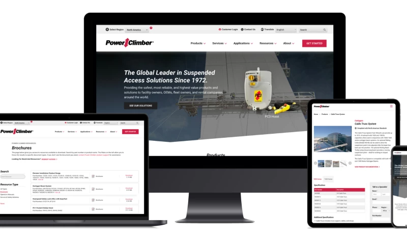 Windmill Strategy - Power Climber Website Redesign