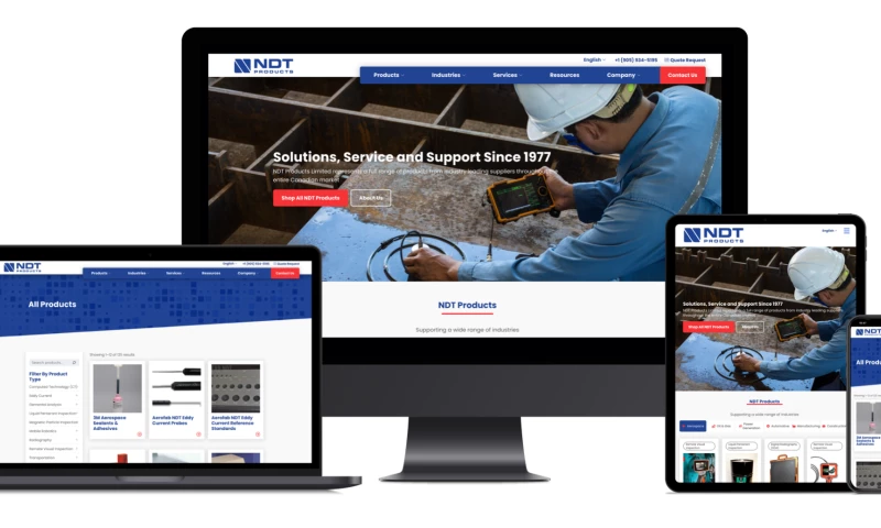 Windmill Strategy - NDT Products Website Redesign