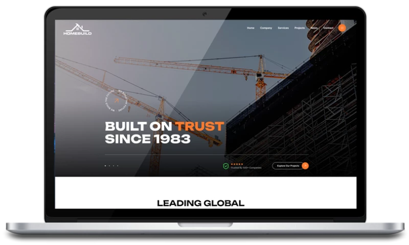 TemplateHouse - Construction WordPress Website