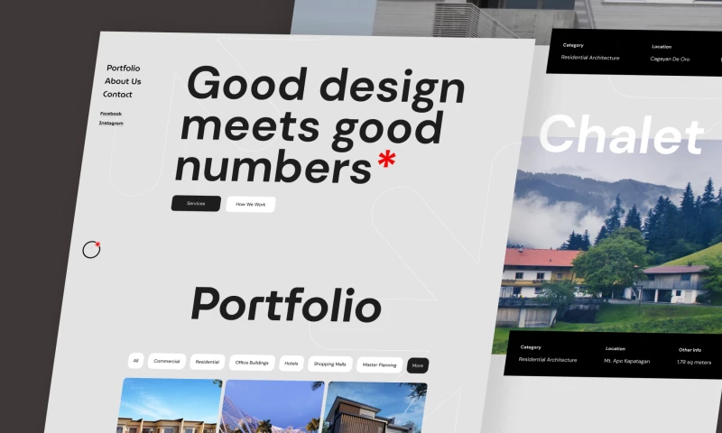 Architecture Firm Landing Page