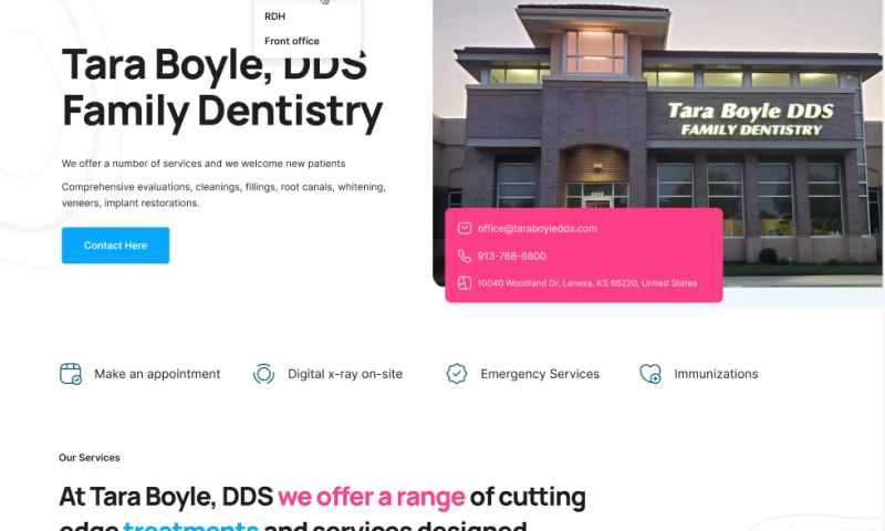 Modern Website Redesign for a Dental Clinic
