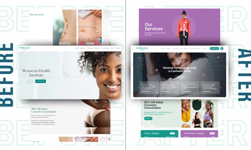White Coat Web - Website Design for Womens Health Institute