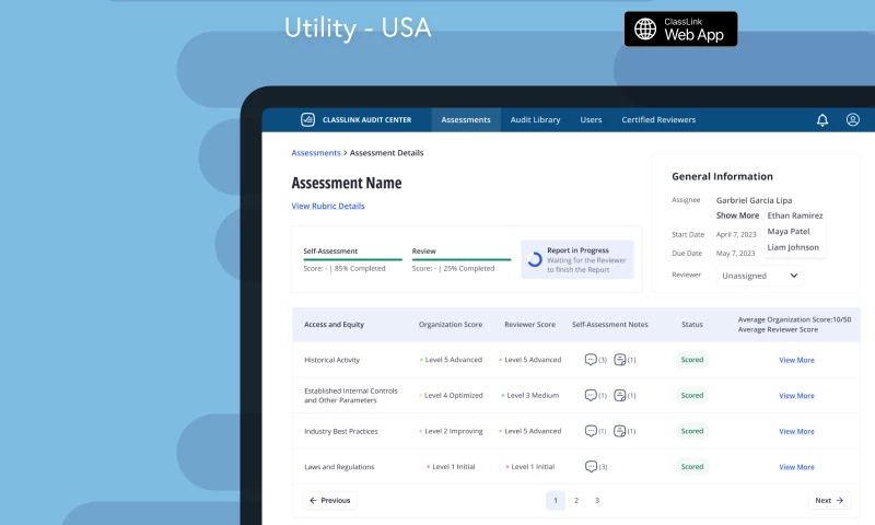 Web App: Audit Center for Streamlining Evaluations