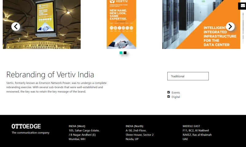 Rebranding of Vertiv India
