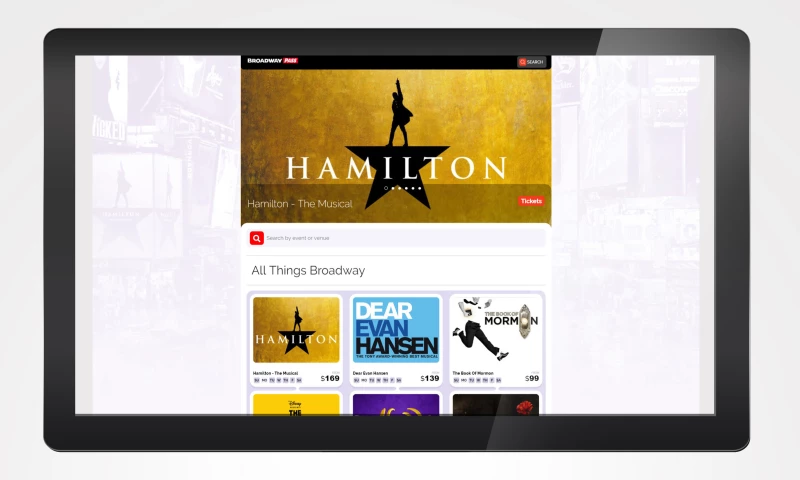 Vola - Web Development for BroadwayPass