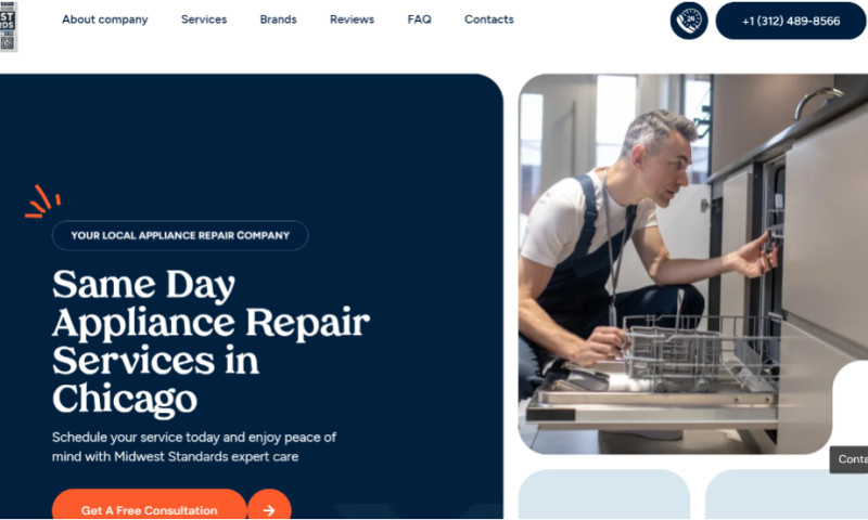Smart Provide - Website For Appliance Repair Company in Chicago