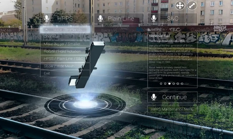 HoloLens maintenance demonstration