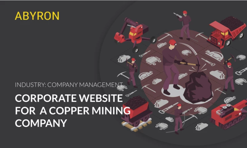 Abyron - Corporate website for a copper mining company
