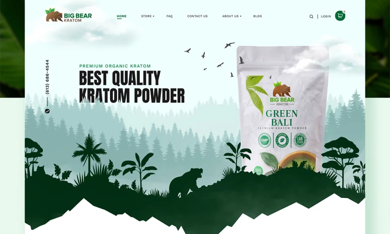 Devtrios - Premium Organic Kratom E-commerce Website