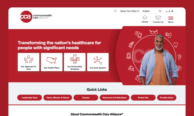 A multi-state, multi-language site for award-winning healthcare